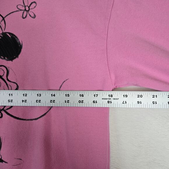 Disney Minnie Mouse Pullover Sweater Womens small pink 0616 - Picture 5 of 6